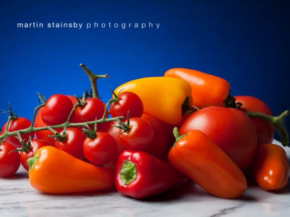 Peppers & Tomatoes by martin stainsby photography