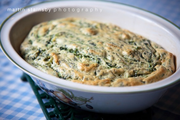 Spinach, Penne and Cheese Spoufflé by martin stainsby food photography
