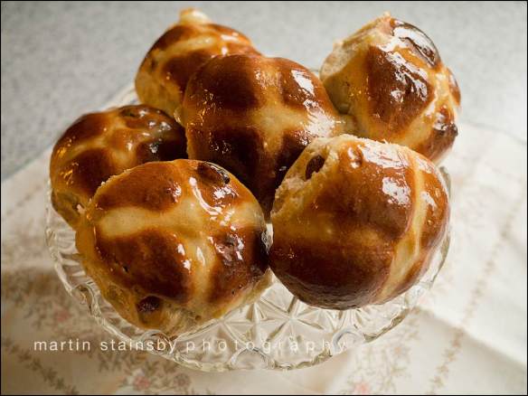 Home Made Hot Cross Buns by martin stainsby
